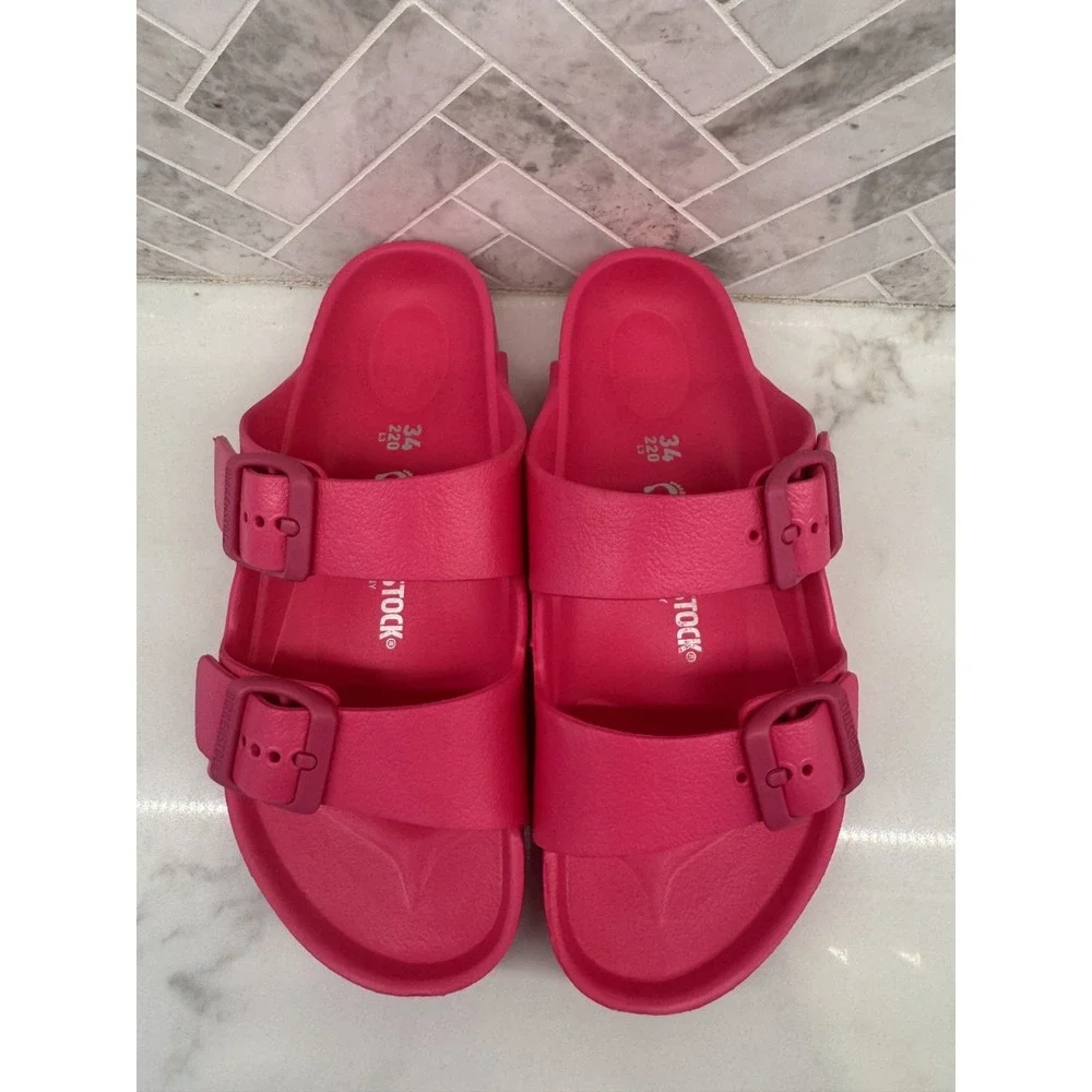 Birkenstock Arizona EVA Sandals Kids Youth Size 3 1 34 Beetroot Purple Slides
